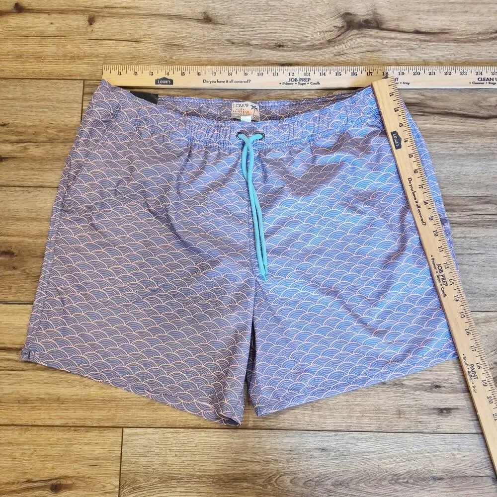 J Crew Flex Wear 2 in 1 Shorts Swim Wear Water Shorts Surf Mens Size XL New NWT